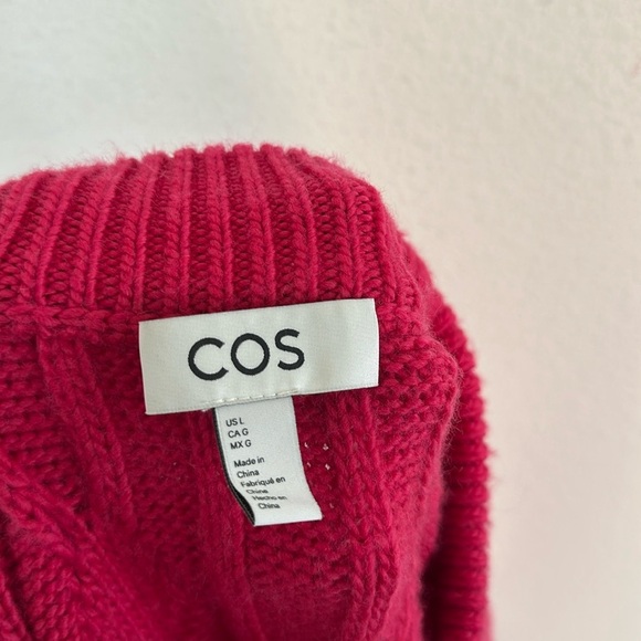 COS Cable-Knit Wool-Blend Jumper - Picture 8 of 8